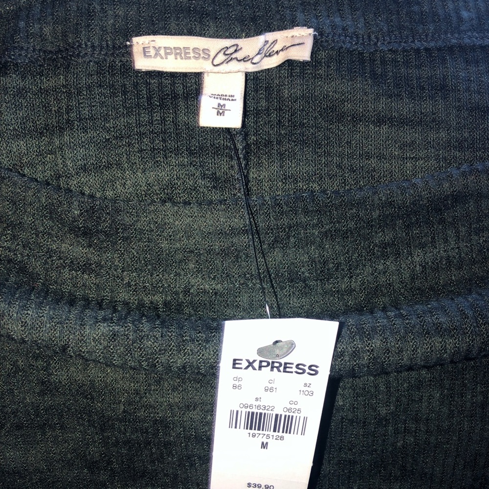 Brand new Express one Ellen green sweater